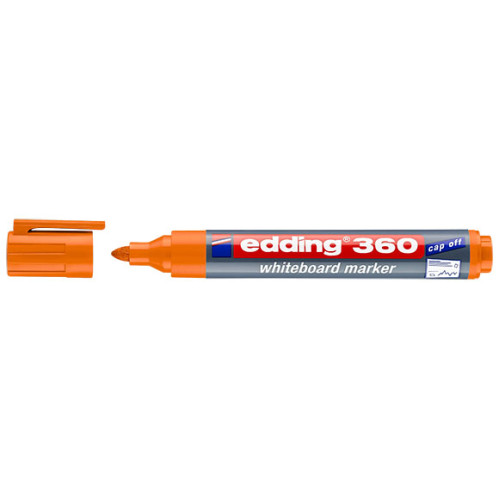 Μαρκαδόρος Edding 360 Λευκού Πίνακα Πορτοκαλί 1,5-3mm