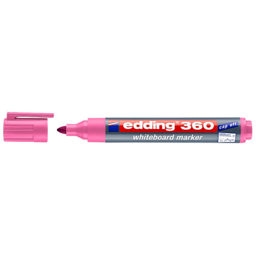 Μαρκαδόρος Edding 360 Λευκού Πίνακα Ροζ 1,5-3mm