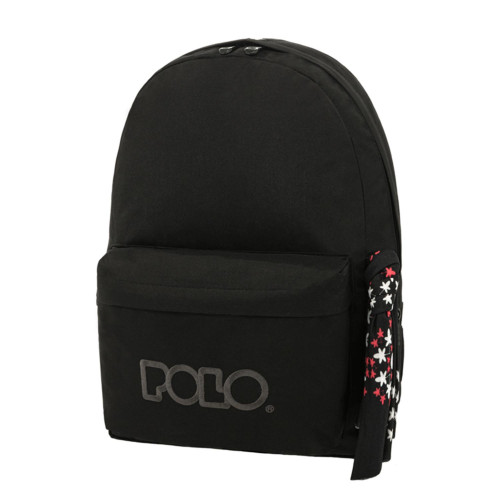 Σχολική Τσάντα Polo Original Scarf Μαύρη 901135-2000 2023