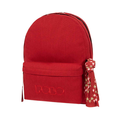 Σχολική Τσάντα Polo Original Double Κόκκινη  901235-3101 2023