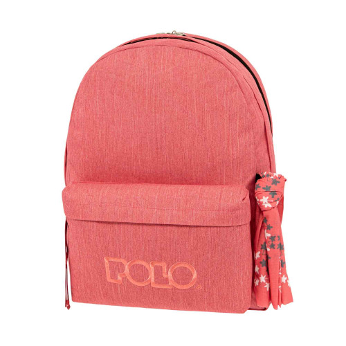 Σχολική Τσάντα Polo Original Double Scarf Ροζ Jean 901235-3601 2023