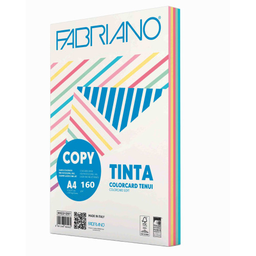 Χαρτί εκτύπωσης Fabriano Copy Tinta 5 Χρωμάτων A4 160gr/m² 100 φύλλα