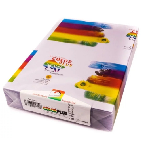 Χαρτί εκτύπωσης Color Plus Lilla A4 80gr/m² 500 φύλλα