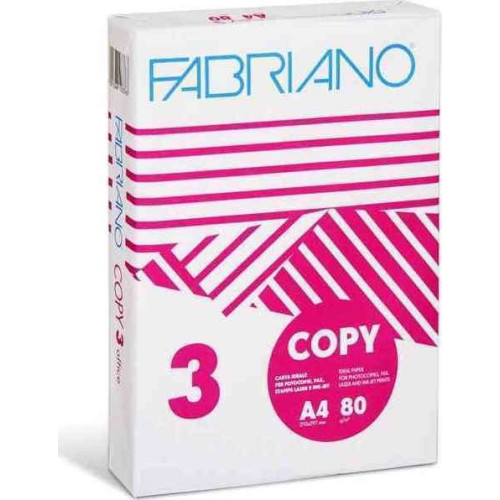 Χαρτί εκτύπωσης Fabriano Copy 3 A4 80gr/m² 500 φύλλα