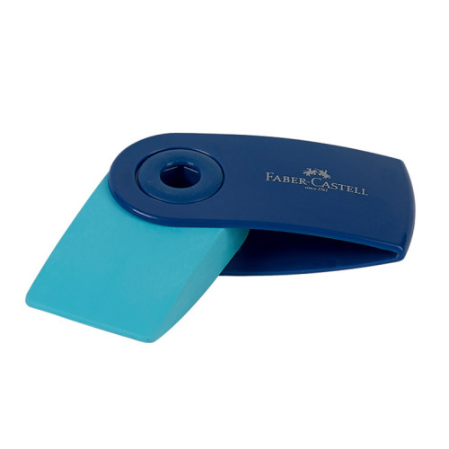 Γόμα Faber Castell sleeve mini Μπλε