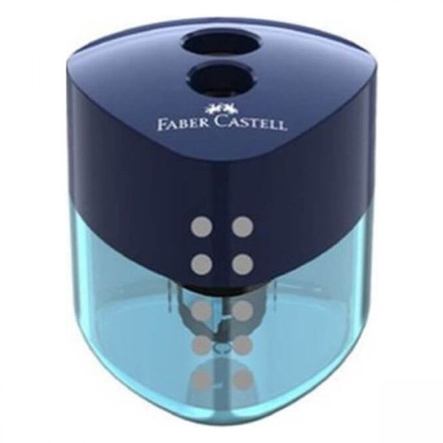 Ξύστρα Faber Castell Grip διπλή Μπλε