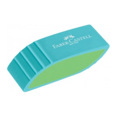 Γόμα Faber Castell Leaf Γαλάζιο - Πράσινο