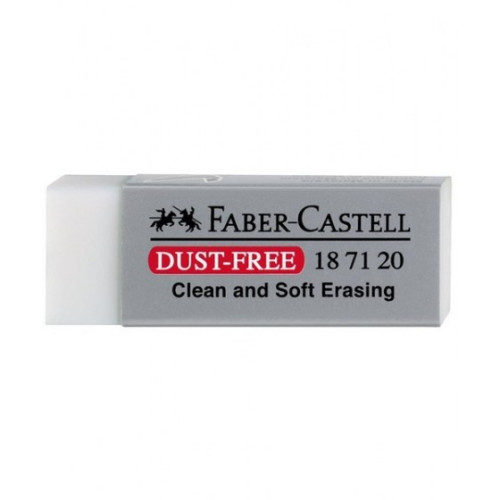  Γόμα Faber Castell Dust Free Λευκή 187120