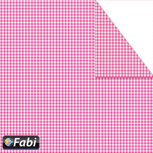 Χαρτόνι 50x70 Mini Καρό Ροζ