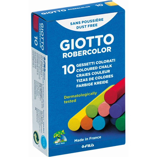 Κιμωλίες Giotto Πολύχρωμες σε Κουτί 10 τεμάχια