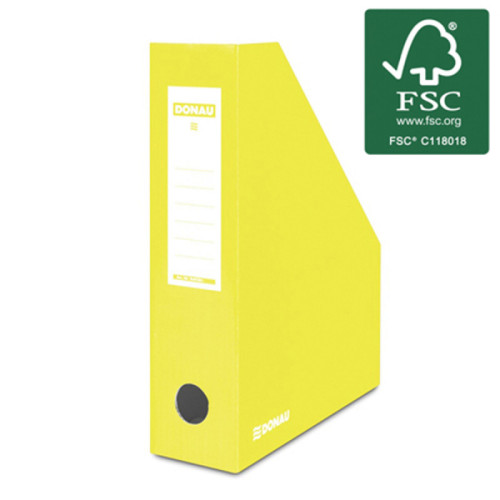 Κουτί Κοφτό DONAU FSC A4/80 390gr Κίτρινο