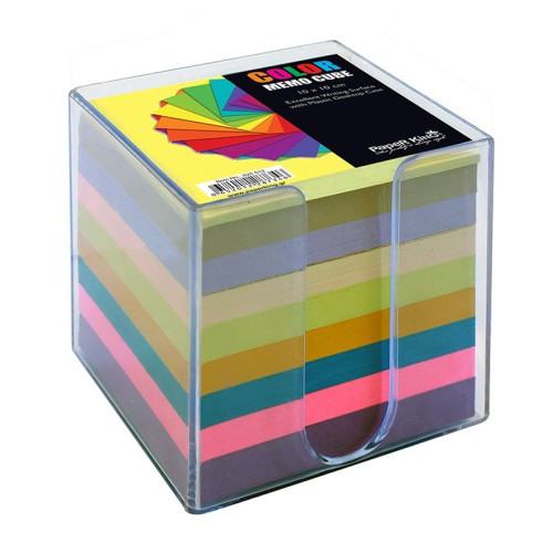 Χρωματιστά Χαρτάκια Σημειώσεων Paper King 9x9cm 1200 Φύλλα