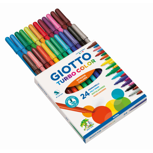 Μαρκαδόροι Giotto Turbo Color 24 χρωμάτων