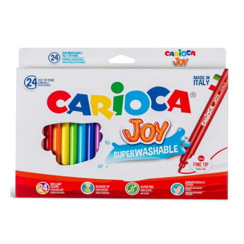 Μαρκαδόροι Carioca Joy 24 Χρωμάτων 