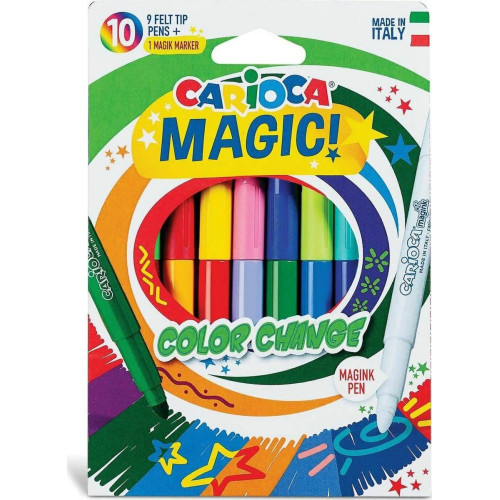 Μαρκαδόροι Carioca Color Change 10 χρωμάτων