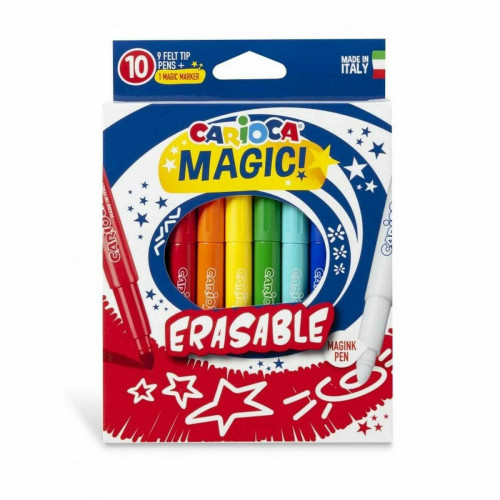 Μαρκαδόροι Carioca Magic Erasable 10 χρωμάτων