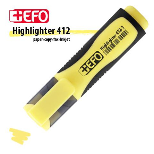 Μαρκαδόρος Υπογράμμισης +EFO 5mm Pastel Κίτρινο
