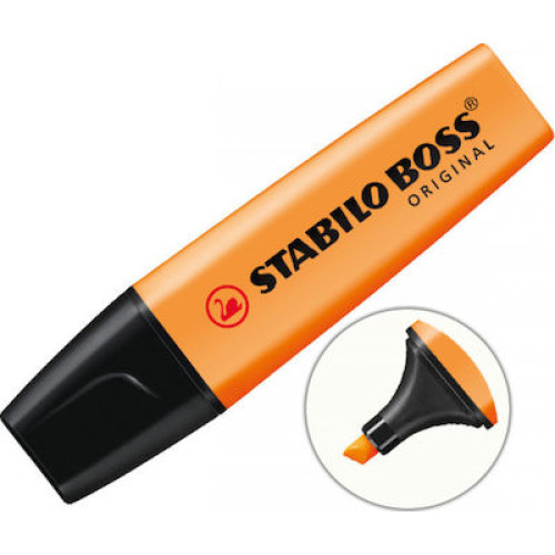Μαρκαδόρος Υπογράμμισης Stabilo Boss Original 5mm Πορτοκαλί