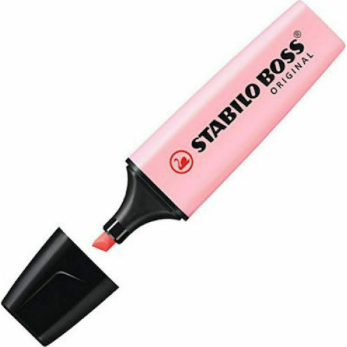 Μαρκαδόρος Υπογράμμισης Stabilo Boss Original 5mm Pastel Pink