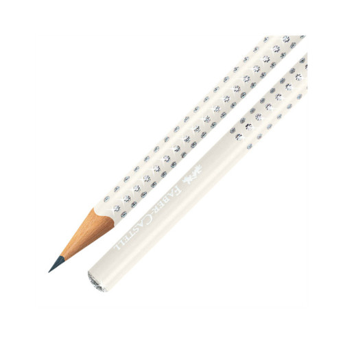 Μολύβι Faber-Castell Sparkle Περλέ Λευκό