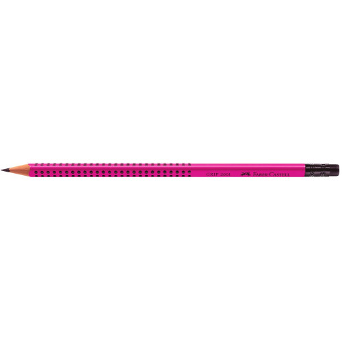 Μολύβι Faber-Castell Grip 2001 HB με Γόμα Ροζ 