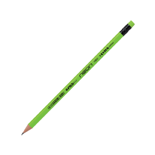 Μολύβι Lyra Neon HB με Γόμα Πράσινο