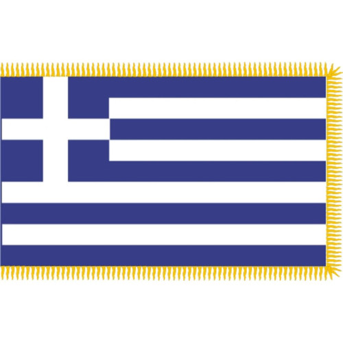 Σημαία Ελληνική Πολυεστερική Με Κρόσι Για Κοντάρι 90x150cm