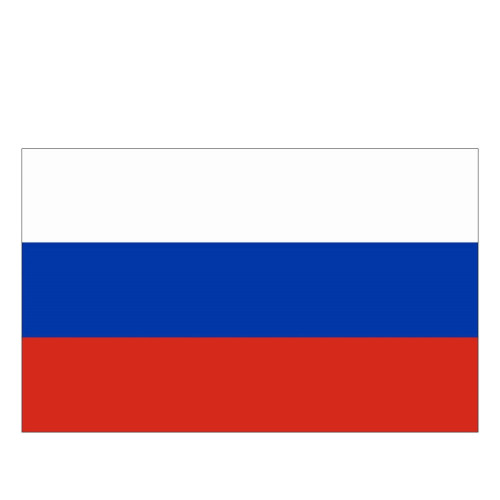 Σημαία Ρωσίας Βαμβακερή με Κρίκους για Κοντάρι 100x150cm