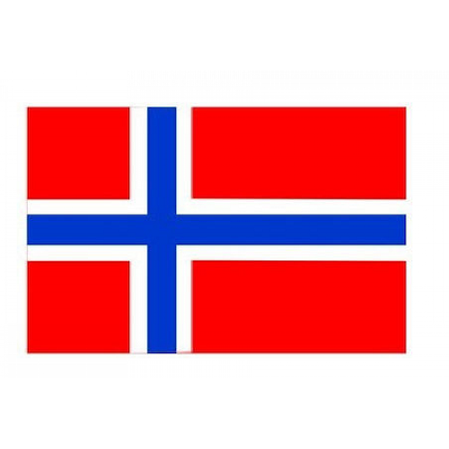 Σημαία Νορβηγίας Πολυεστερικό Δίχτυ με Κρίκους για Κοντάρι 50x75cm