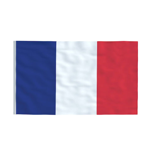 Σημαία Γαλλίας Πολυεστερικό Δίχτυ με Κρίκο για Κοντάρι 35x50cm