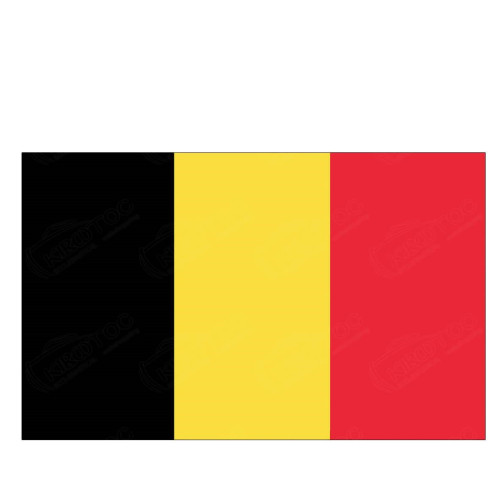 Σημαία Βελγίου Πολυεστερικό Δίχτυ με Κρίκους για Κοντάρι 35x50cm