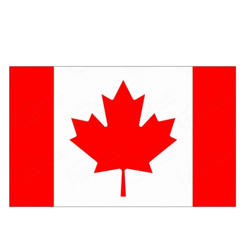 Σημαία Καναδάς Πολυεστερικό Δίχτυ με Κρίκους για Κοντάρι 75x100cm